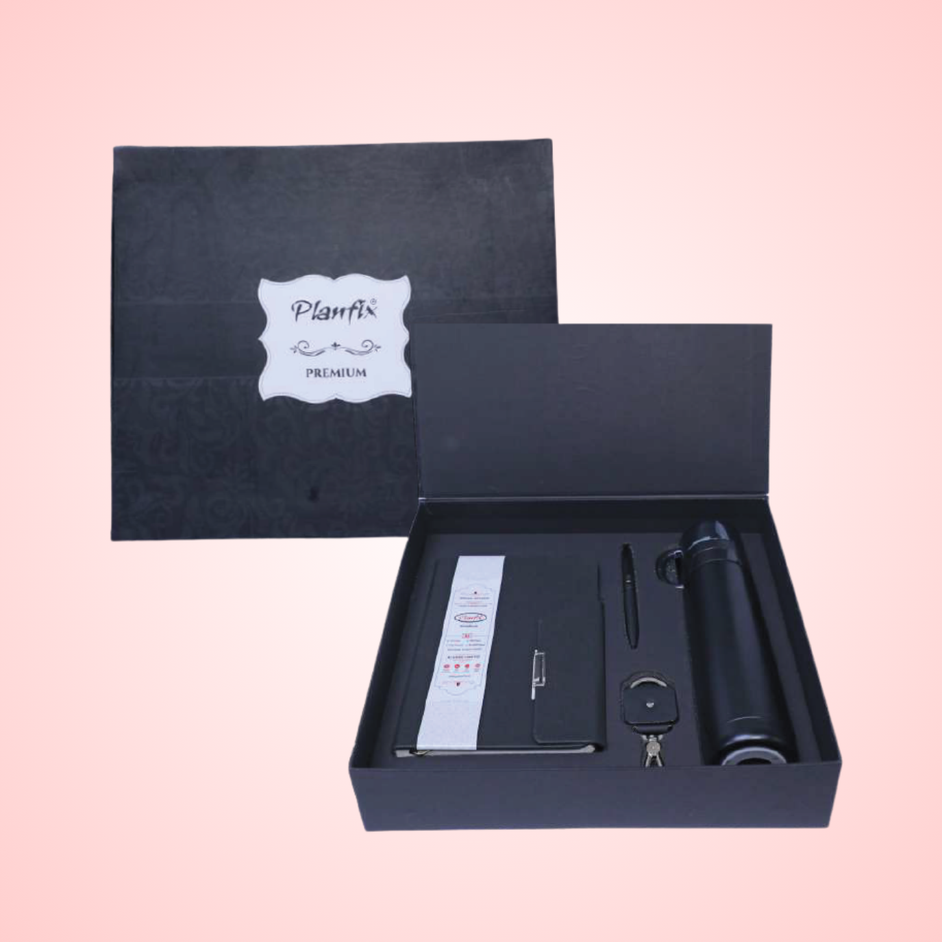 NOTEBOOK GIFT SET WITH BOTLLE