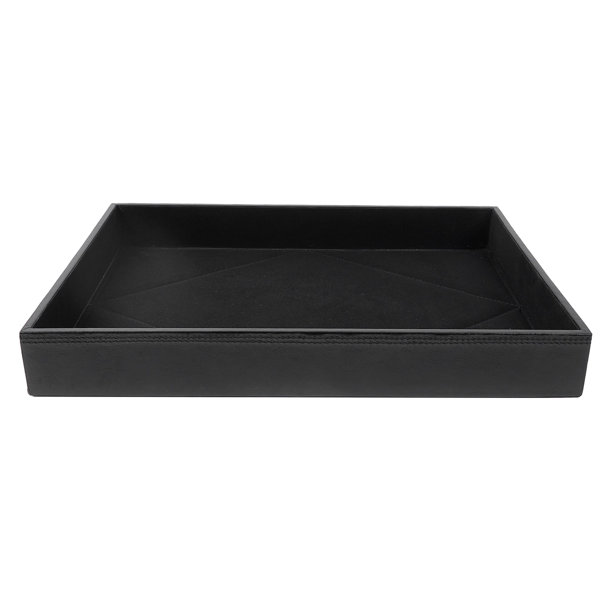 Premium Leatherette Desk Tray Organizer for Documents & Stationery | Office Table Storage Tray