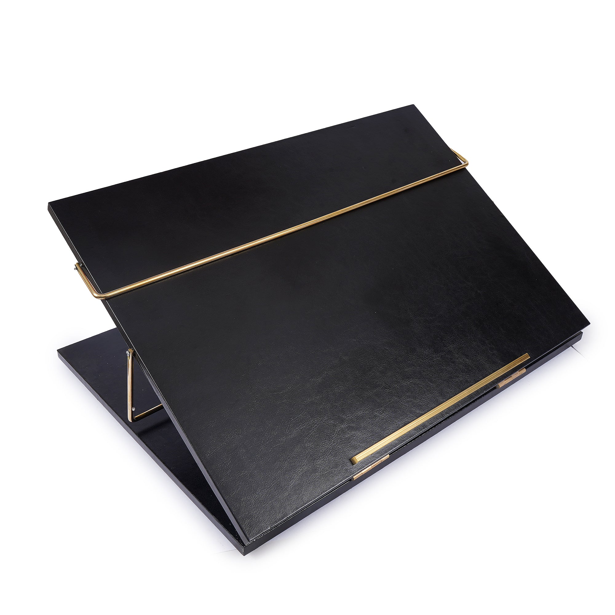 Premium Adjustable Writing & Reading Stand for Documents, Notebooks & Sketch Pads | PU Leather Finish