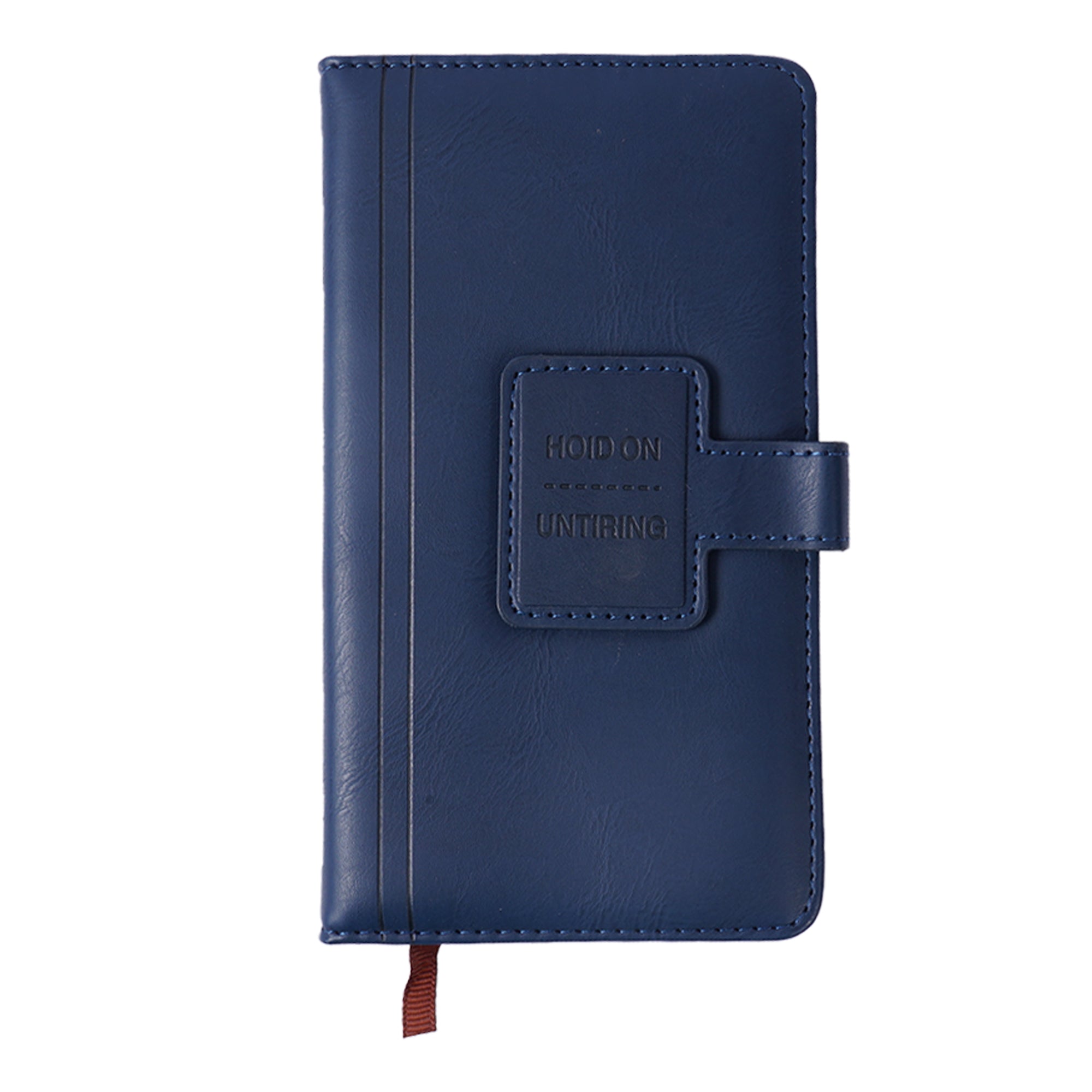 Premium A6 Leatherette Notebook with Strap Closure | Planfix