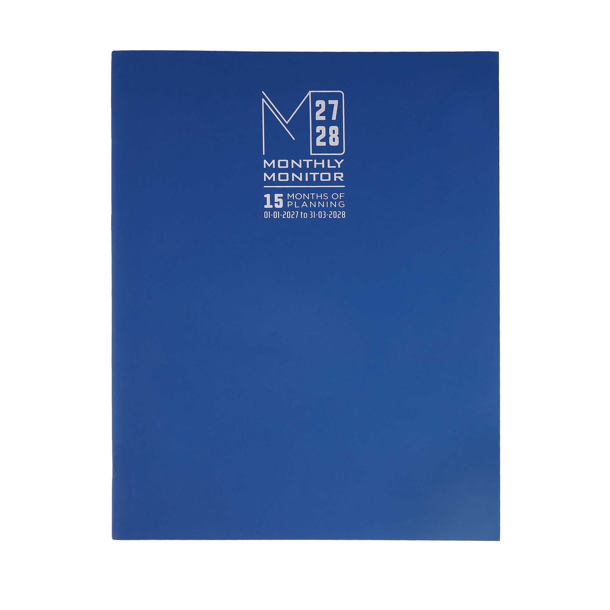 Premium 2027 Monthly Monitor Planner with 15 Months Planning & Calendar Layout