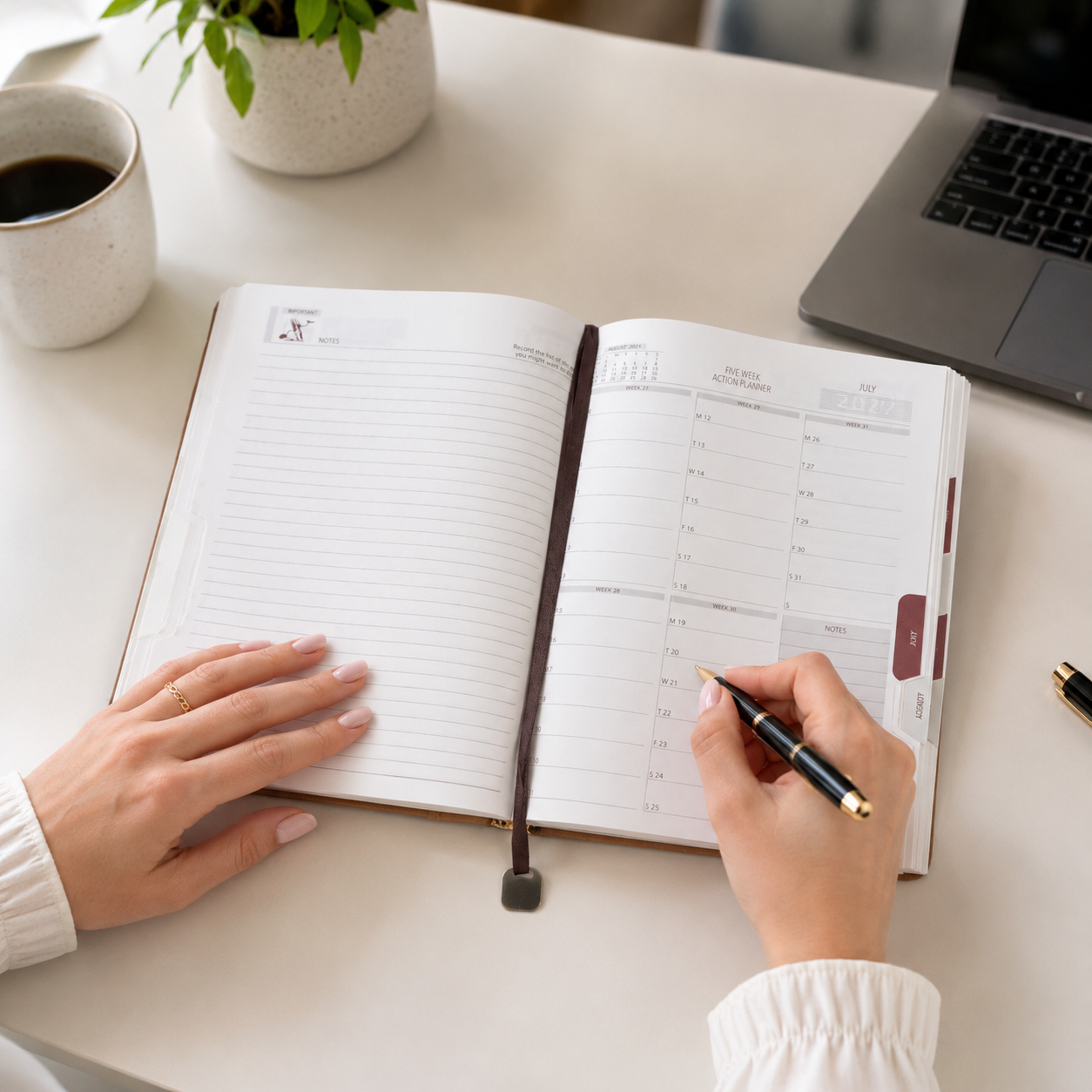 Premium 2027 Professional Business Diary with Structured Planning & Ruled Notes