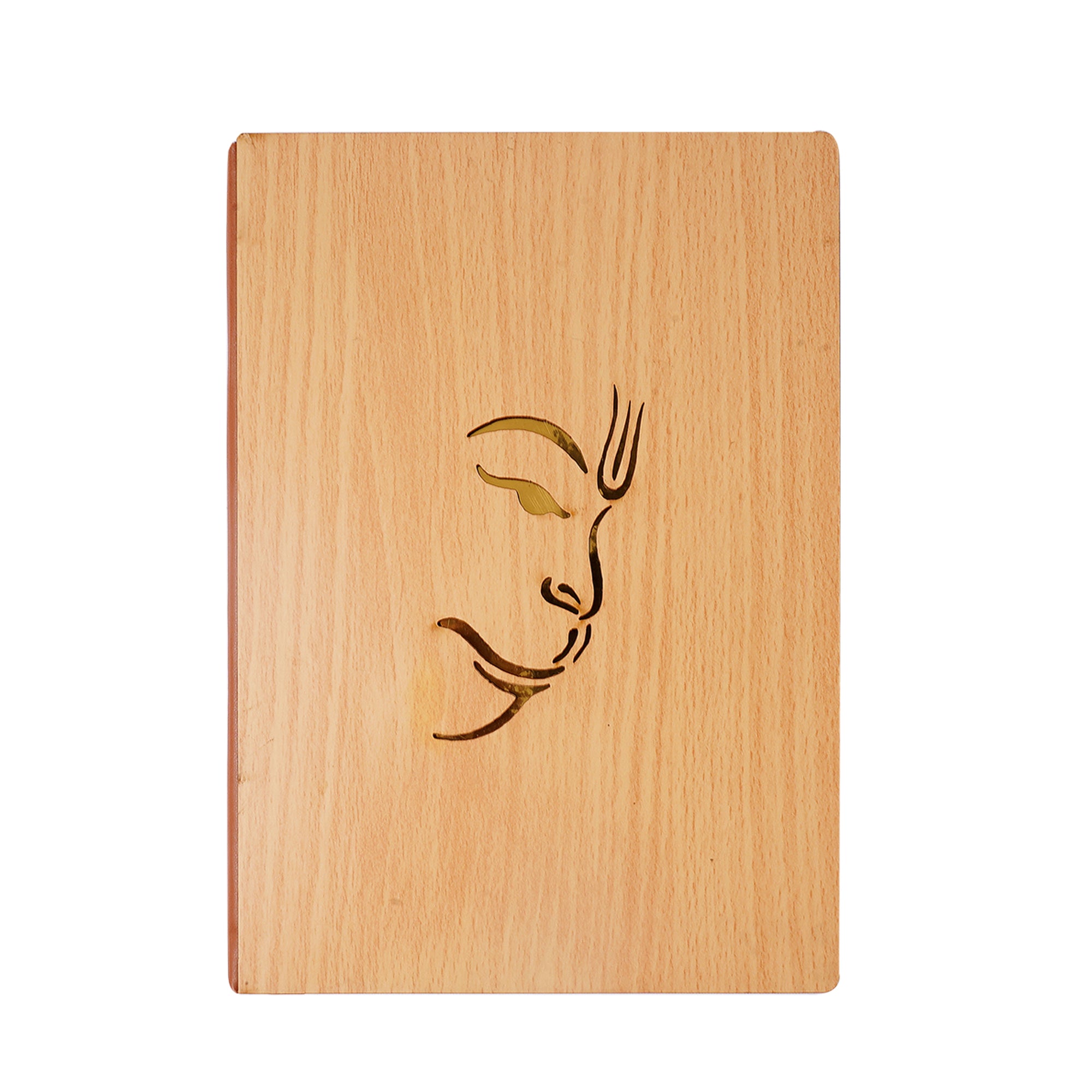 Wooden Engraved Hardbound Notebook | Planfix