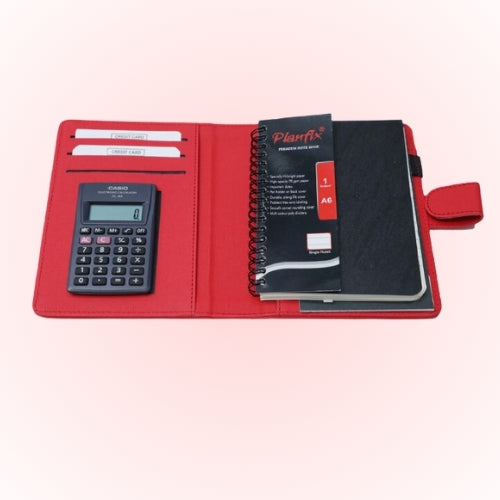 A6 SPIRAL WITH CALCULATOR FOLDER