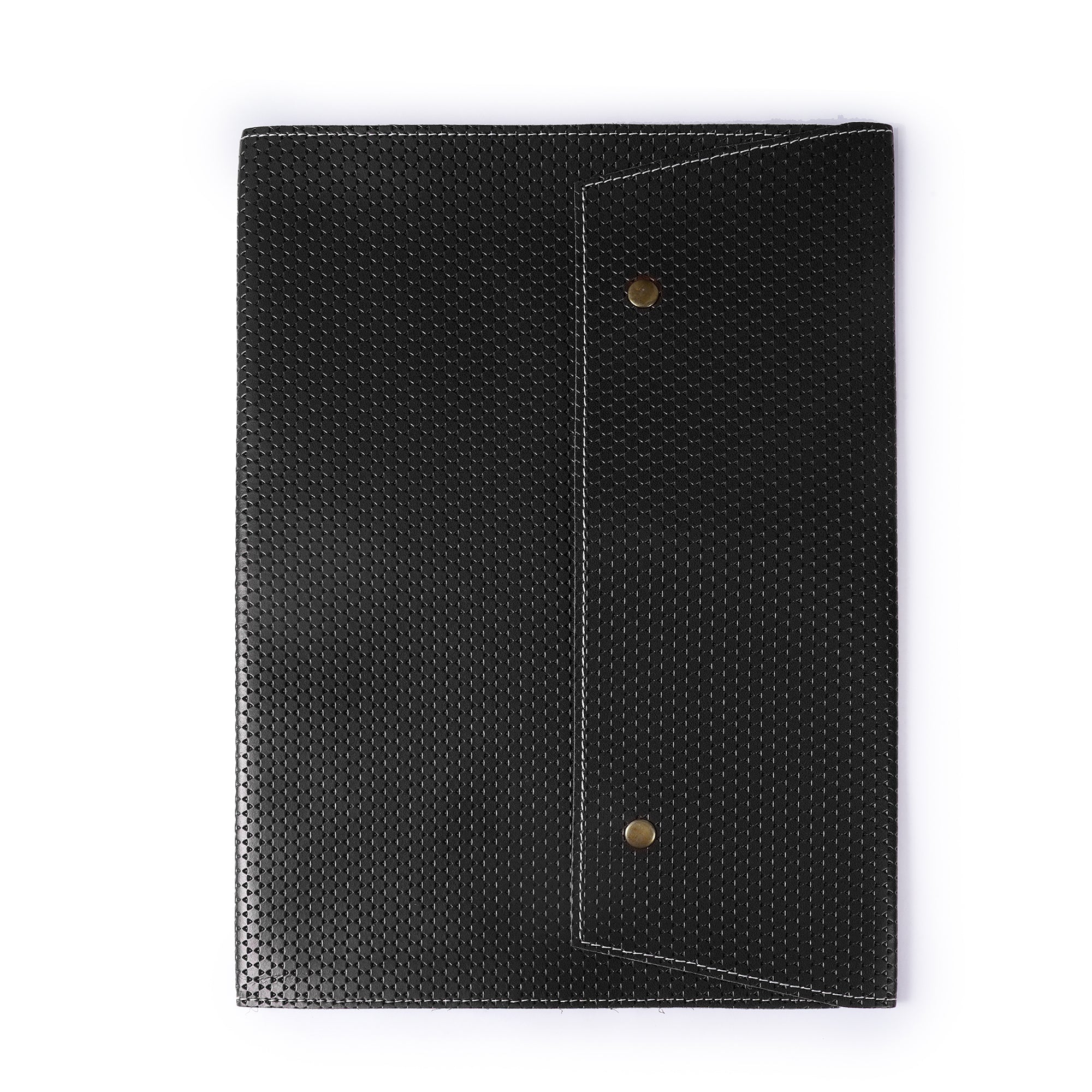 Premium Conference Folder – Black & Tan dupe | Professional Document Organizer for Meetings, Office & Presentations