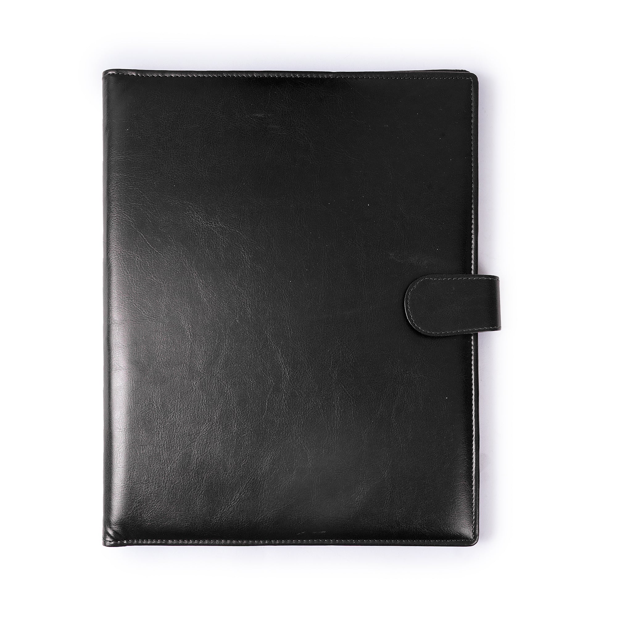 Premium Conference Folder with Handle | Professional Document Organizer – Black & Brown