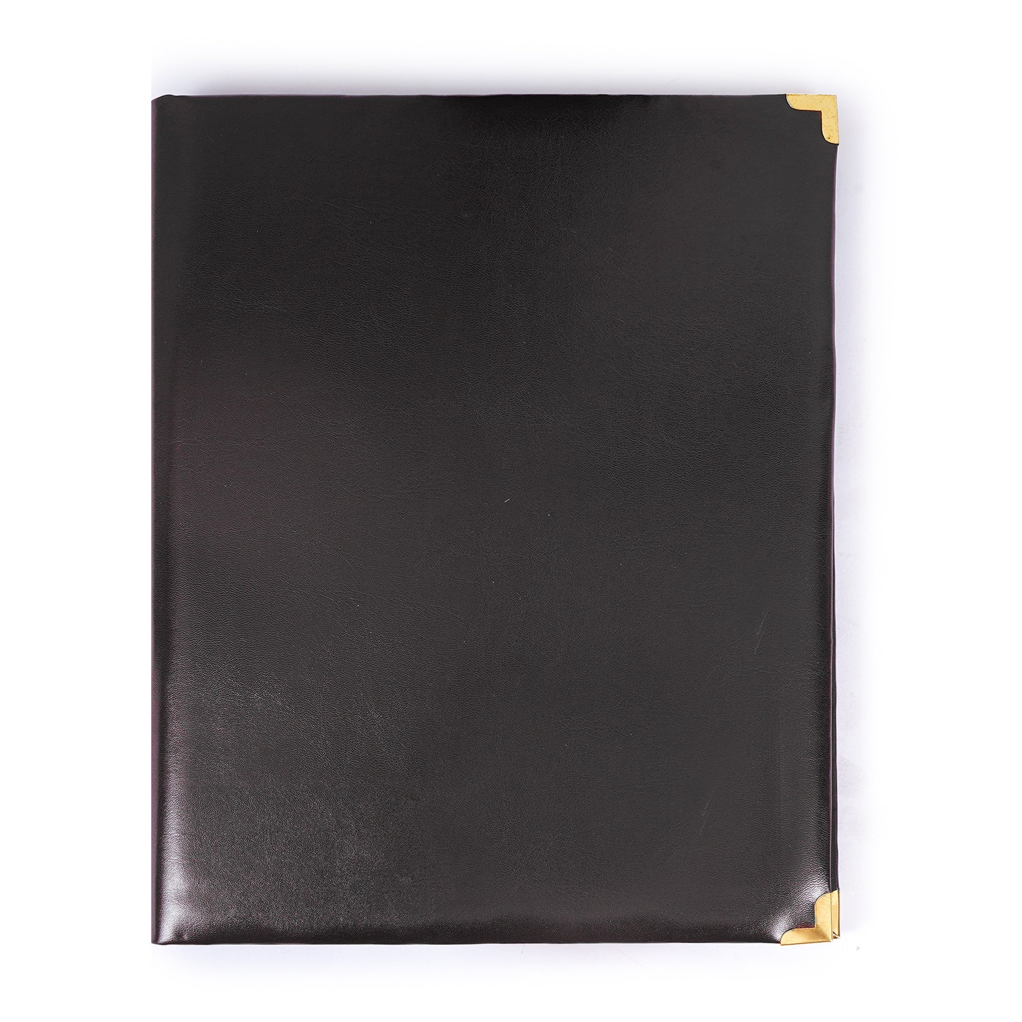 Premium Conference Folder | Stylish Professional Document Organizer – Black & Brown