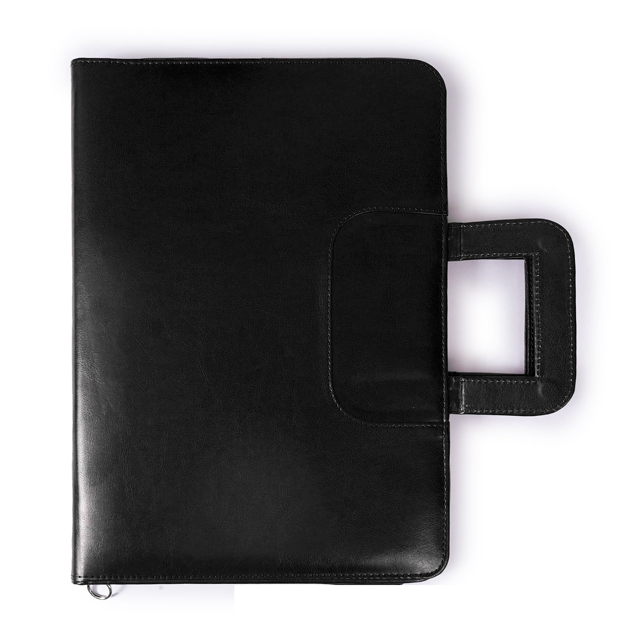 Premium Conference Folder | Elegant Black & Brown Professional Document Organizer for Office & Meetings