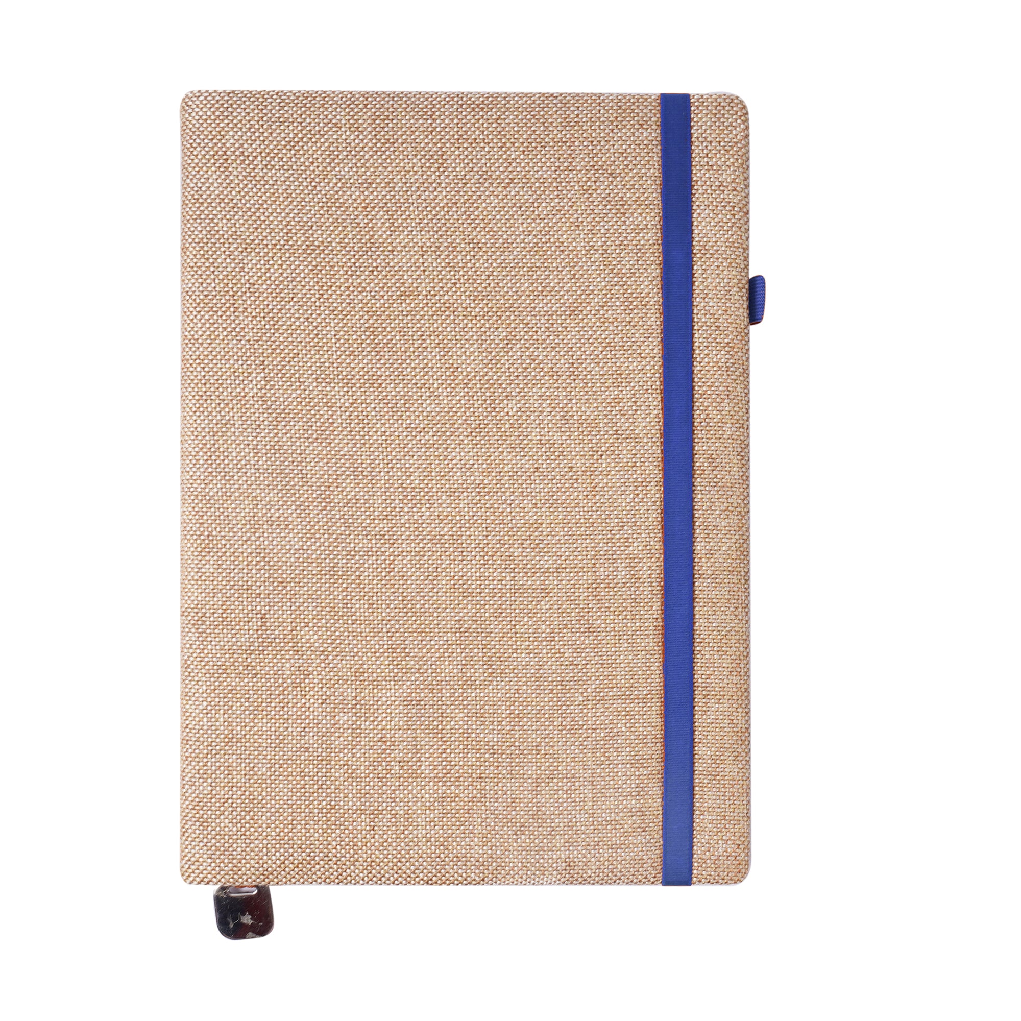 Premium Jute Fabric Hardcover Notebook - B5 | Planfix