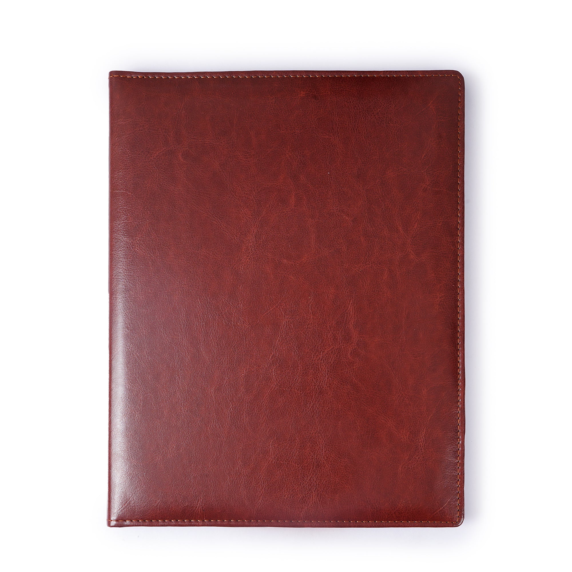 Premium Conference Folder | Elegant Black & Brown Document Organizer with Secure Snap Closure