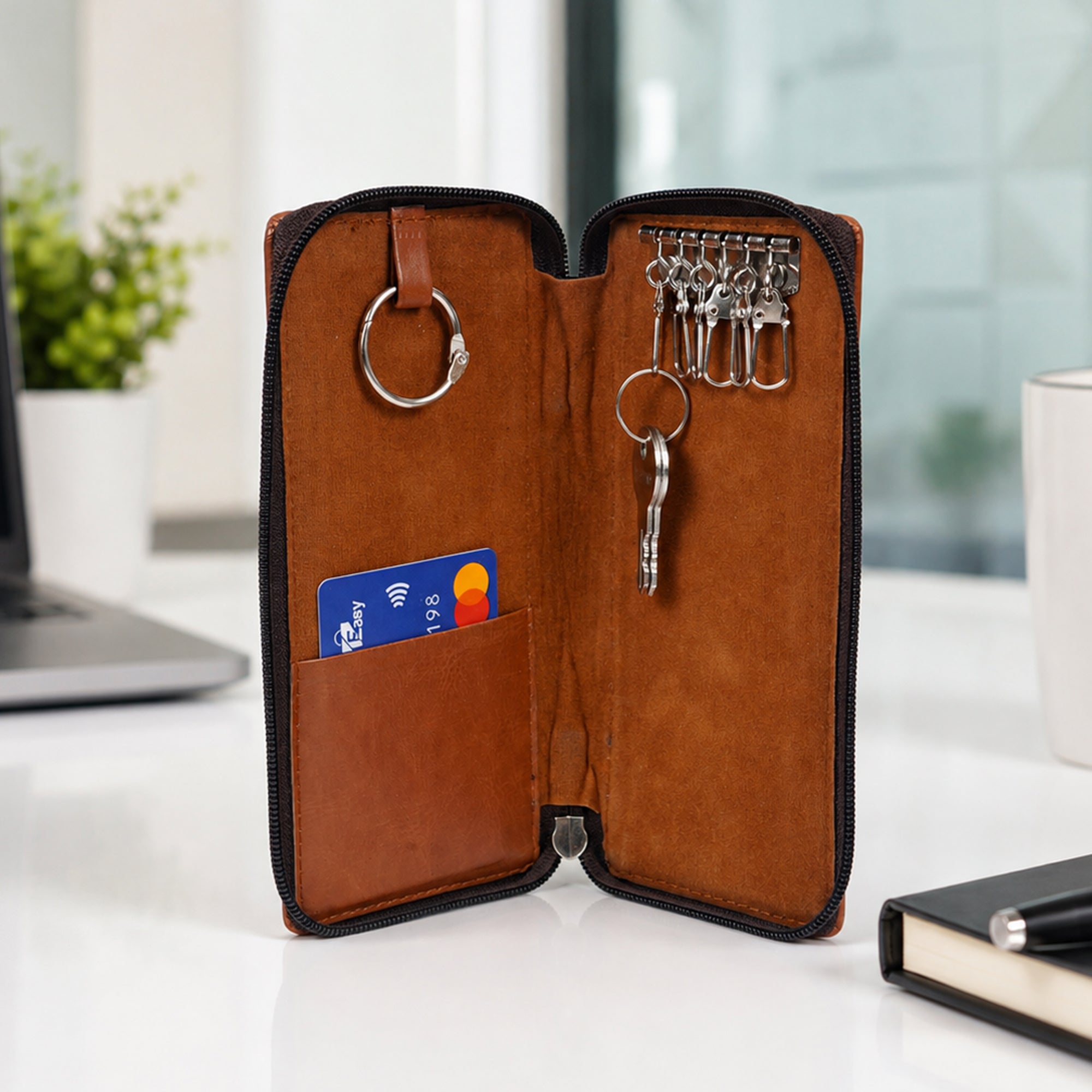Slim Cheque Book Holder | Minimalist Organizer for Banking Essentials