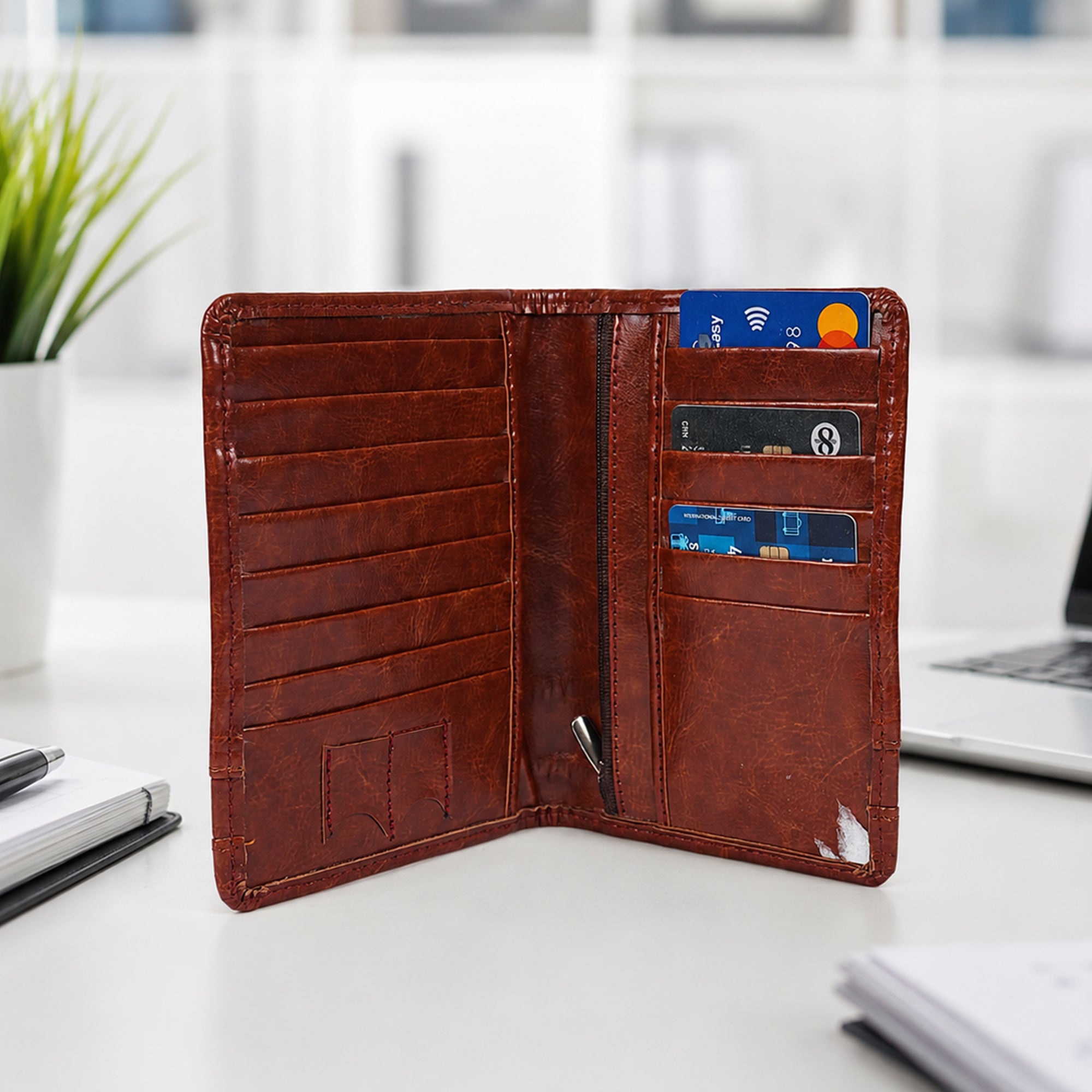Professional Cheque Book Cover | Elegant Banking Organizer for Daily Use