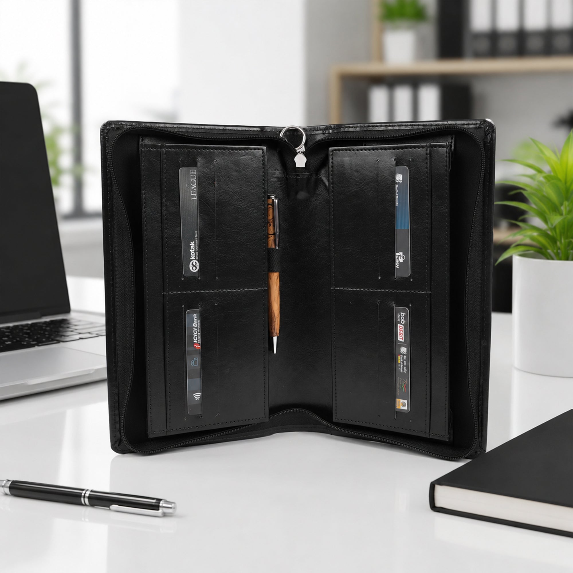Slim Cheque Book Cover | Compact Organizer for Banking Essentials