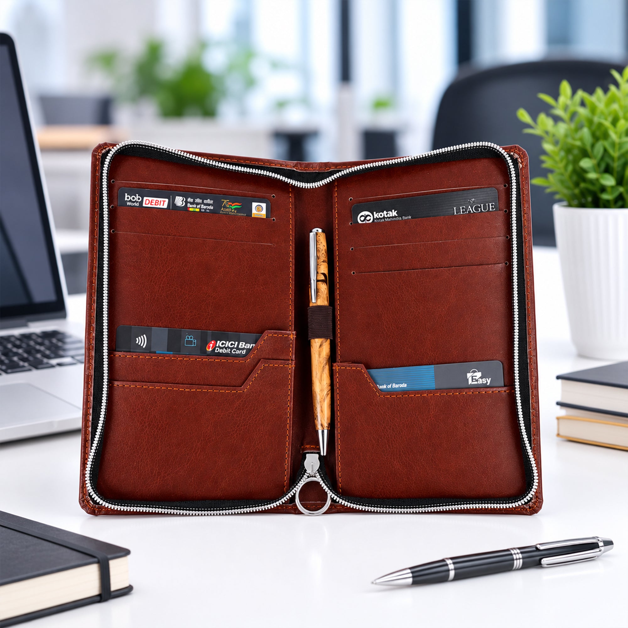 Luxury Passport Holder | Professional Travel Document Organizer