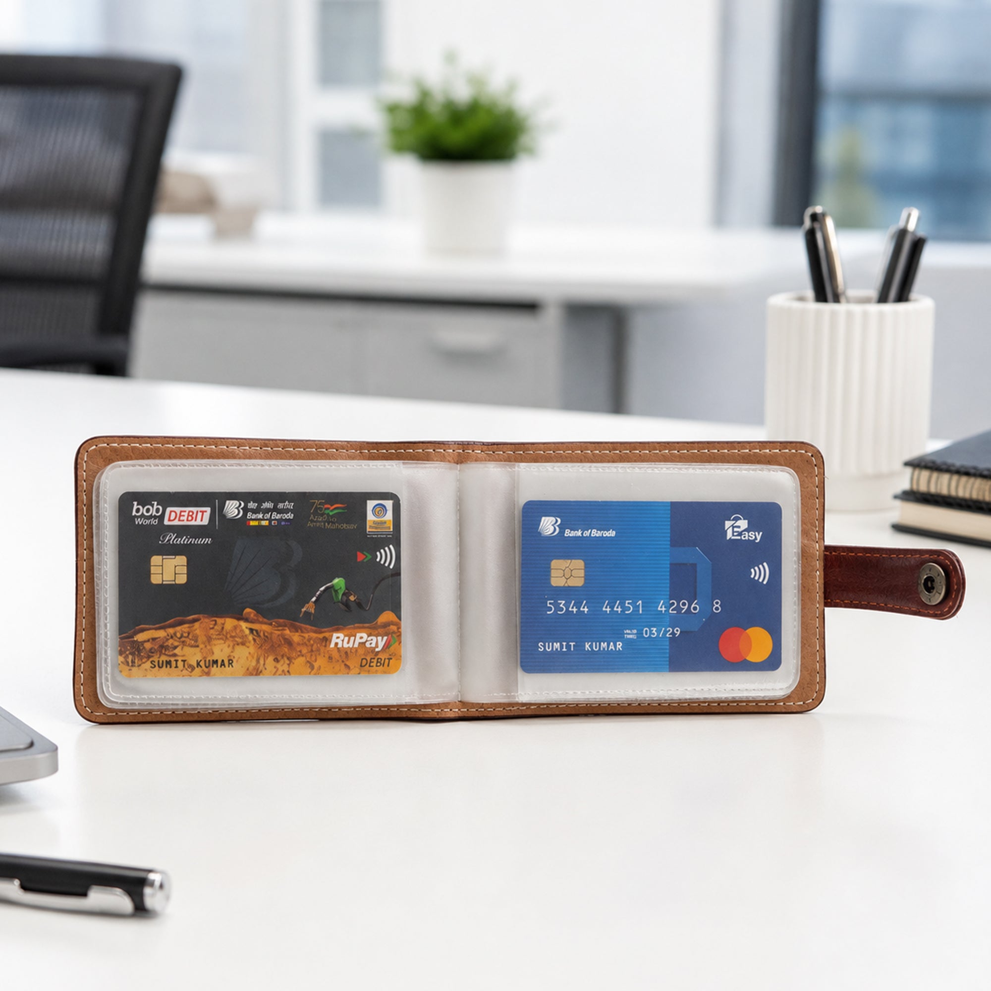 Compact Card Organizer | Stylish Everyday Holder for Essential Cards