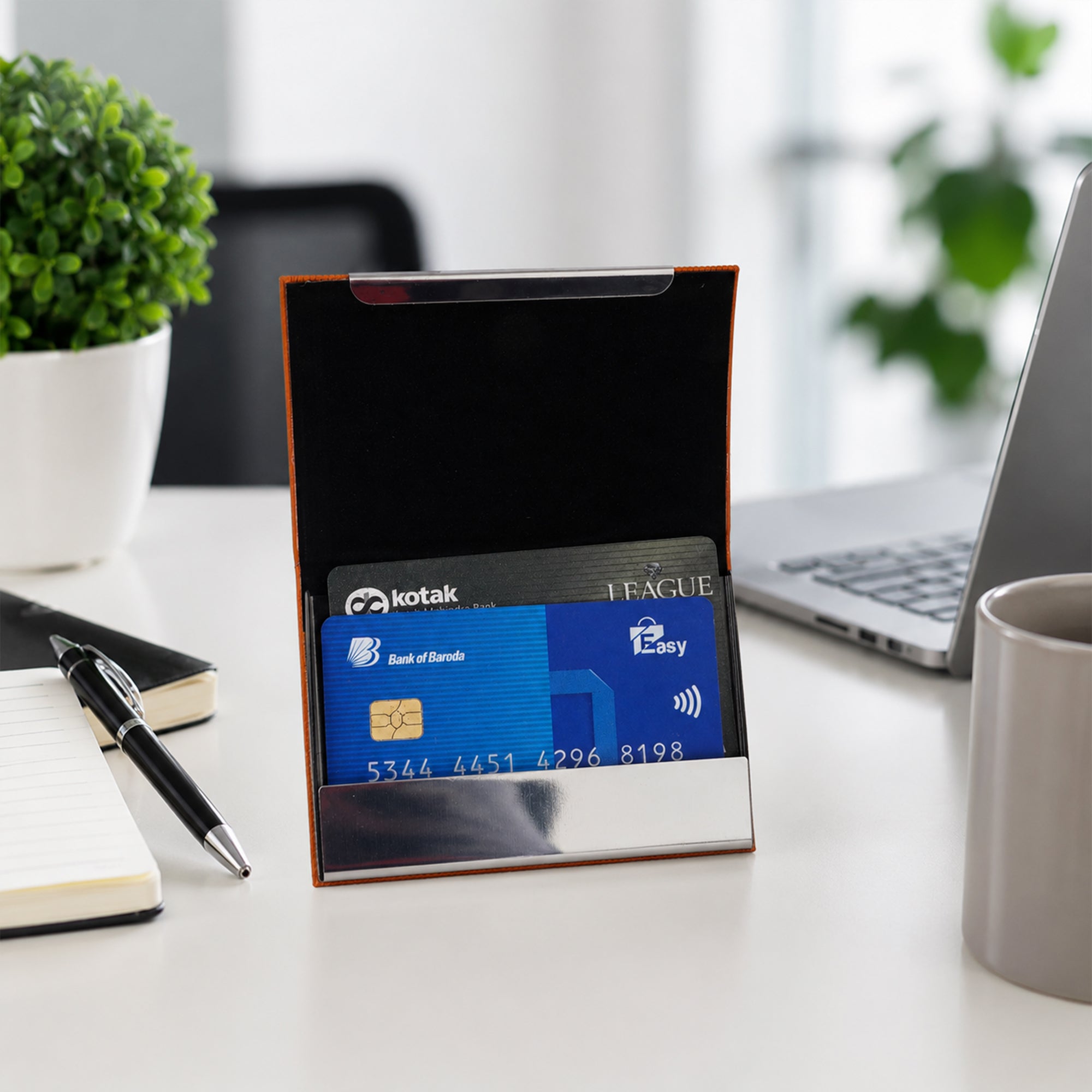 Slim Card Holder | Minimalist Everyday Card Organizer for Men & Women