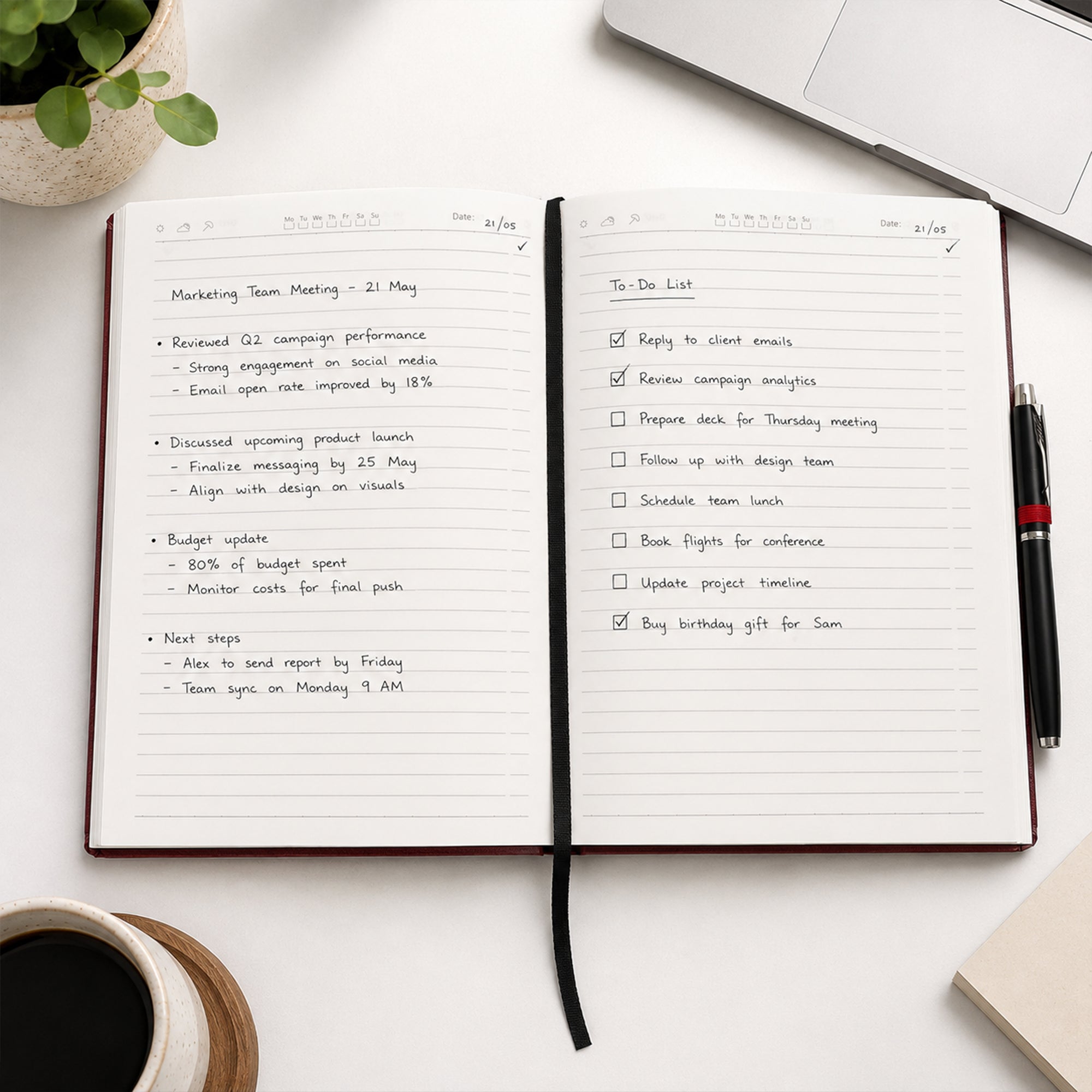 Elite B5 Hardcover Notebook | Planfix