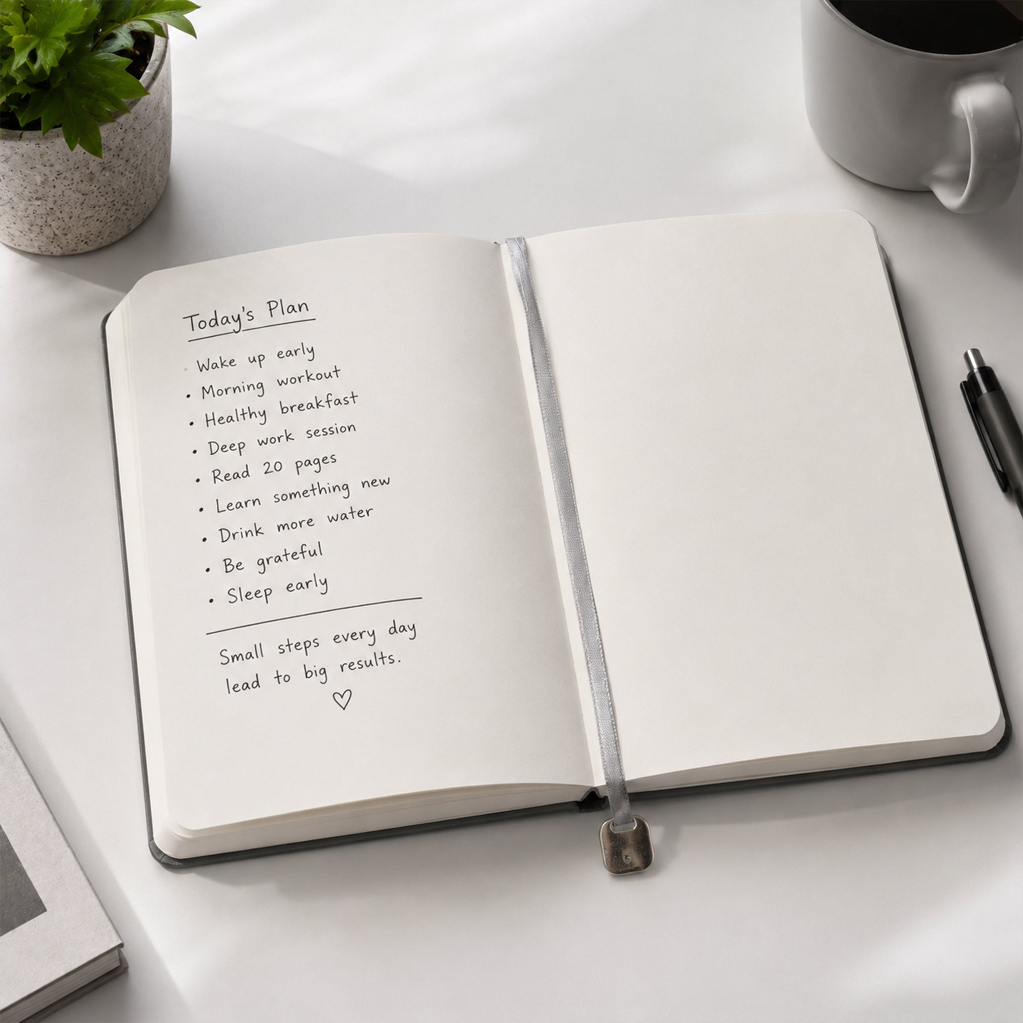 Premium Textured Hardcover Notebook | Planfix