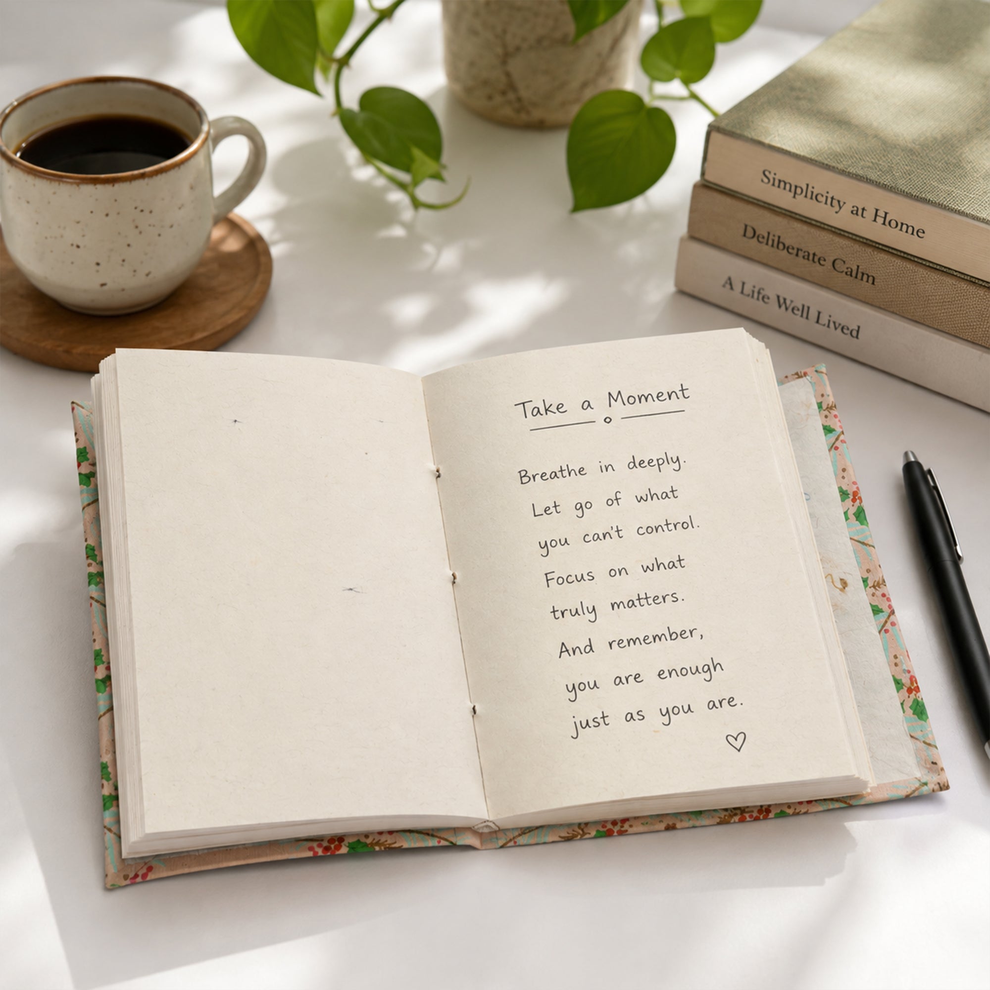 Handmade Printed Fabric Notebook - A6 | Planfix