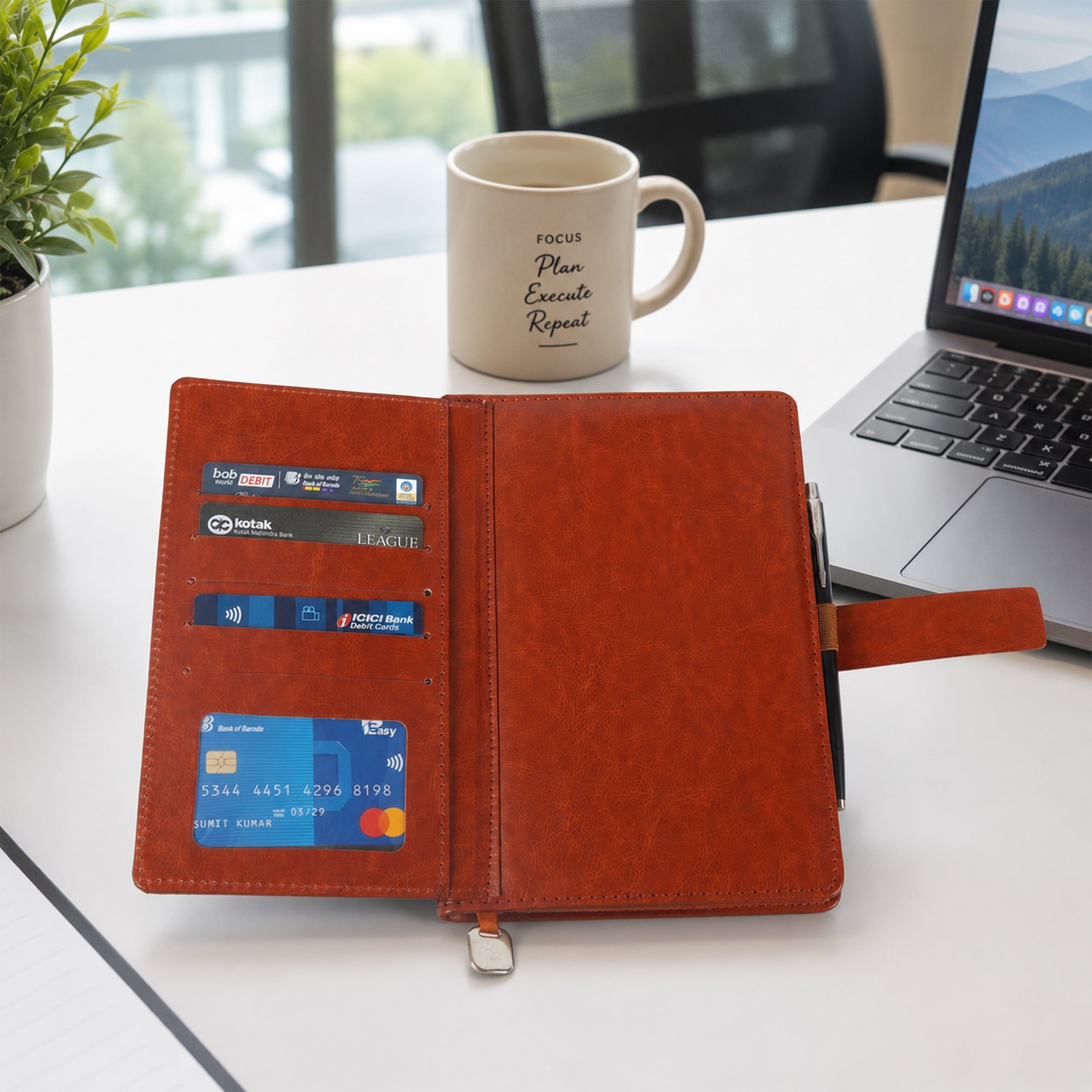 Premium Organizer Notebook with Pen Loop | Planfix