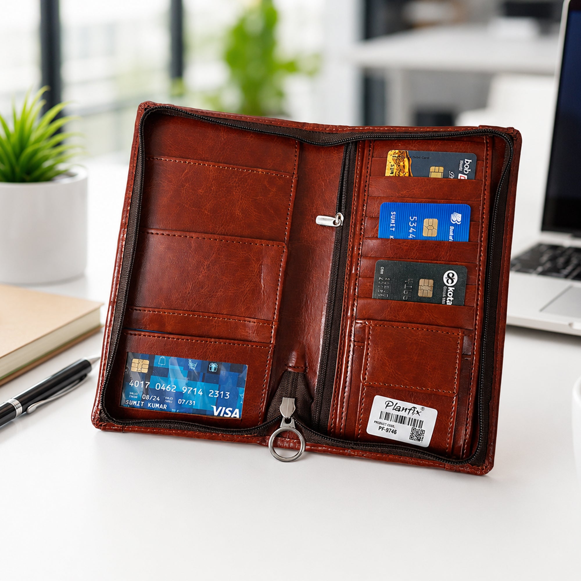 Passport Wallet Cover | Multi-Purpose Travel Organizer for Essential Documents