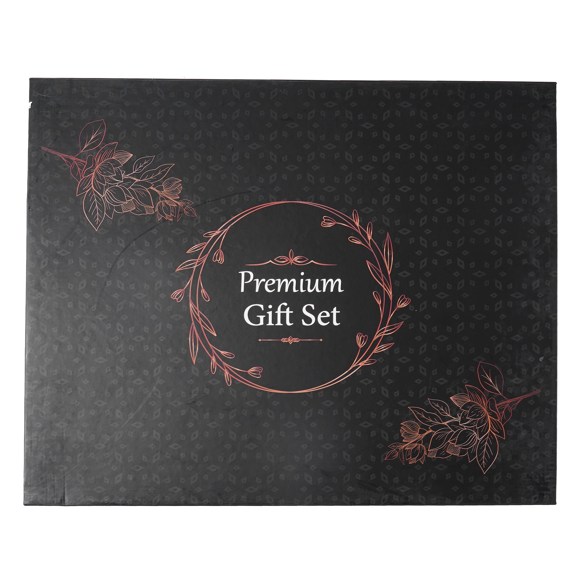 Premium Leather Diary Gift Set with Card Holder, Pen & Keychain | Executive Corporate Gift Box