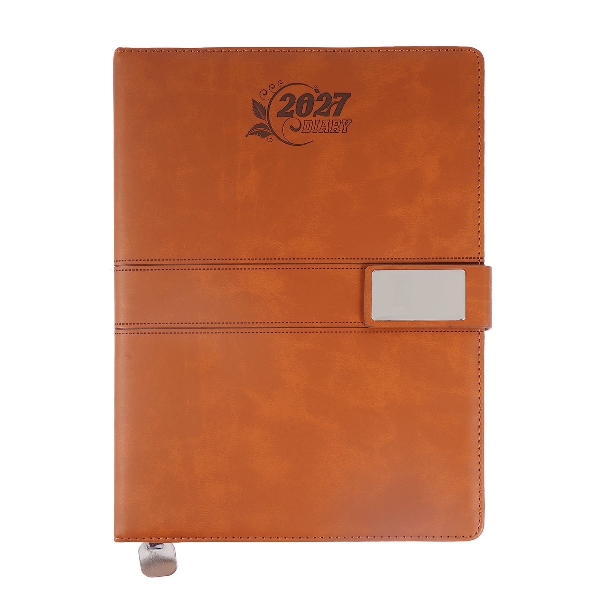 Premium 2027 Executive Diary with Dual-Panel Cover & Time-Wise Appointment Planner