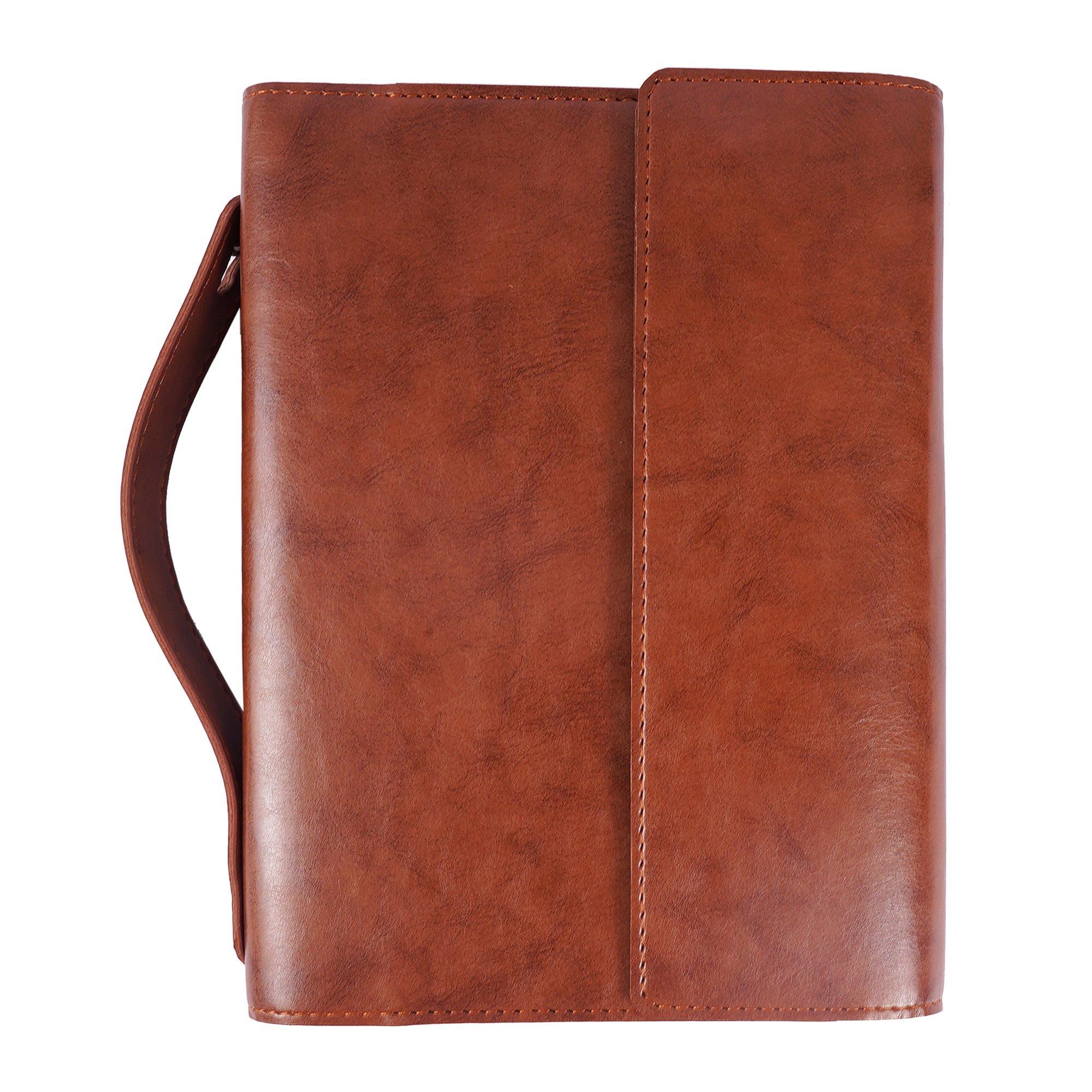 Premium 2027 Leatherette Notebook with Card Slots & Ribbon Bookmark
