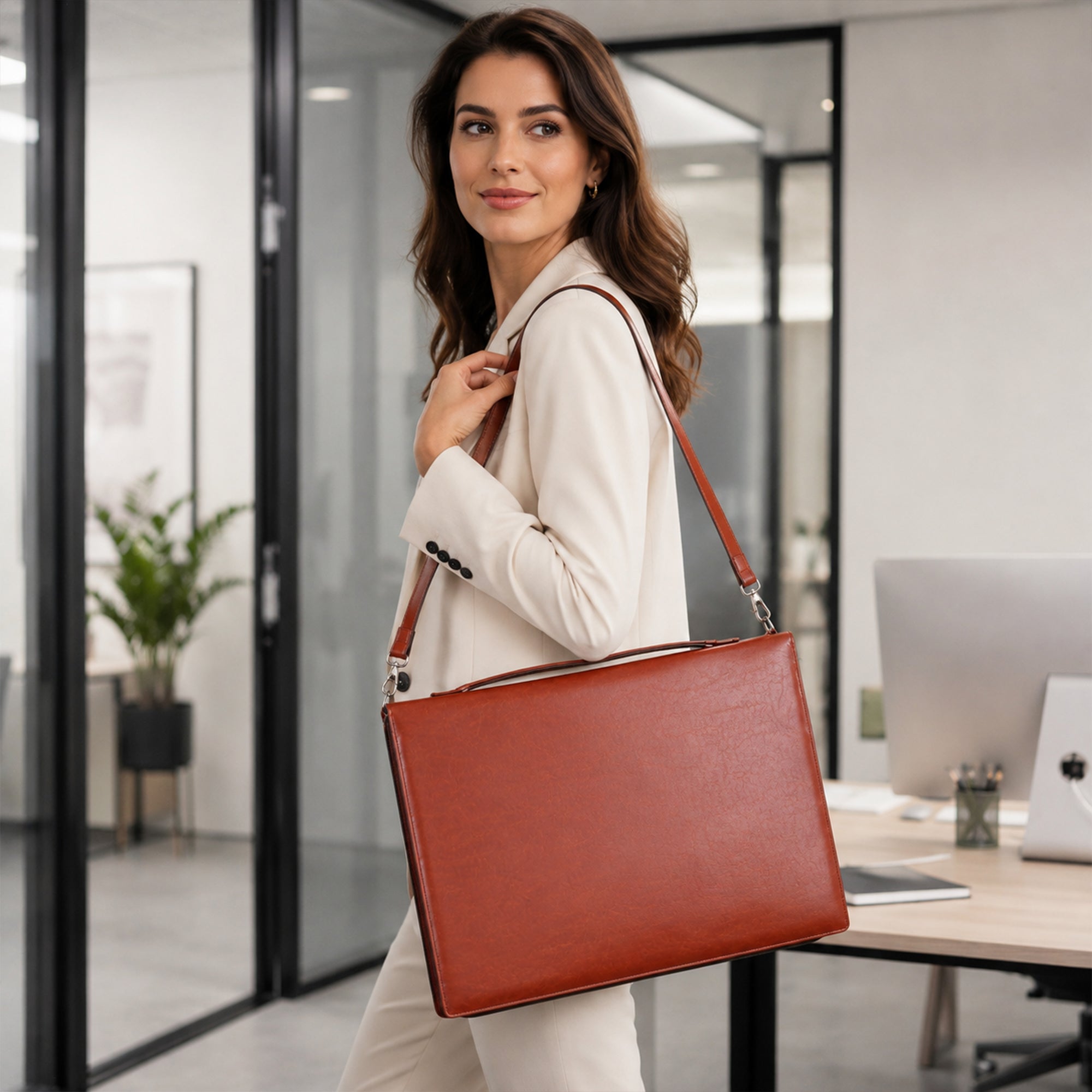 Premium Conference Folder | Professional Document Organizer for Office, Meetings & Presentations