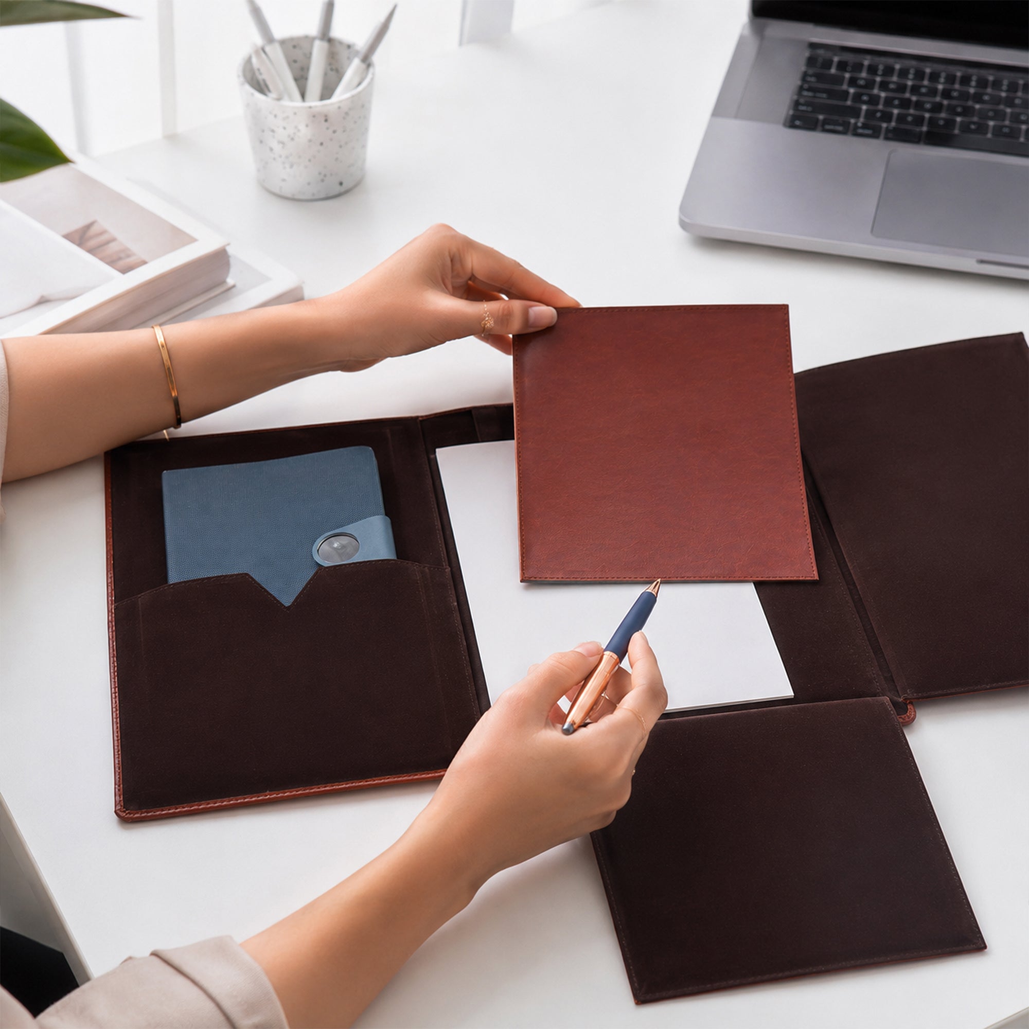 Premium Conference Folder | Professional Executive Document Organizer for Office, Meetings & Presentations
