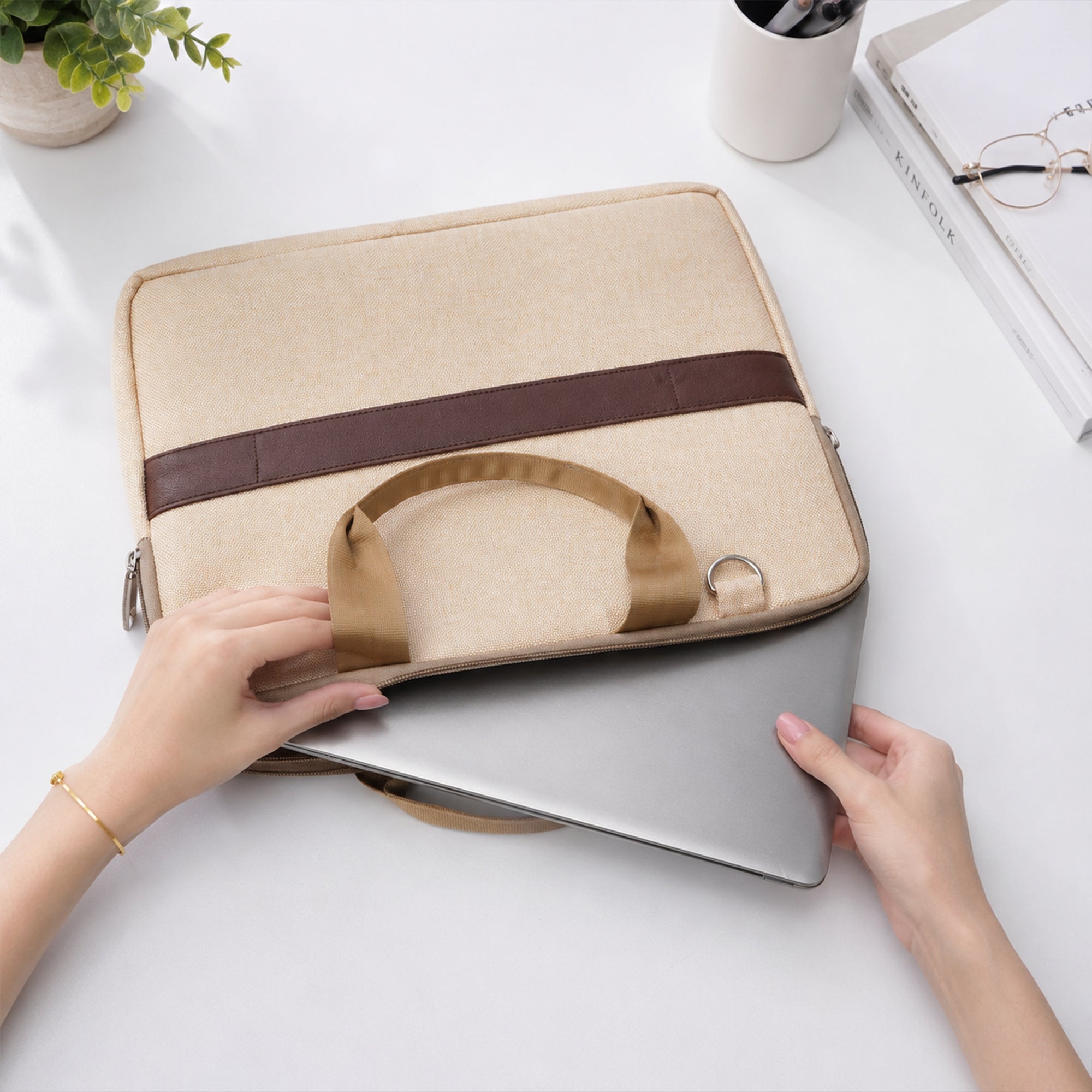Premium Conference Folder Laptop Bag –| Stylish Office & Business Shoulder Bag with Adjustable Strap
