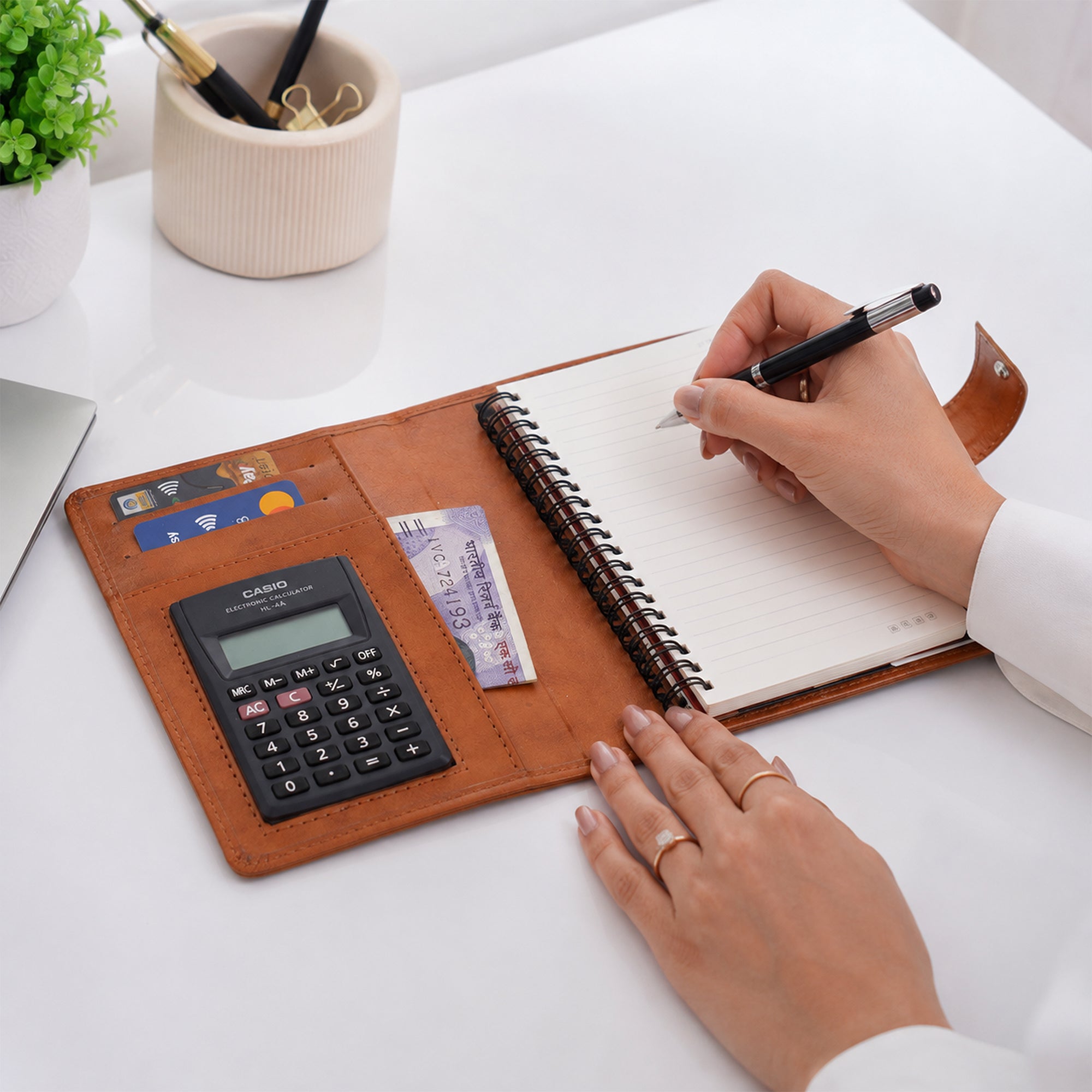 Premium Conference Folder | Executive Document Organizer for Office, Meetings & Presentations