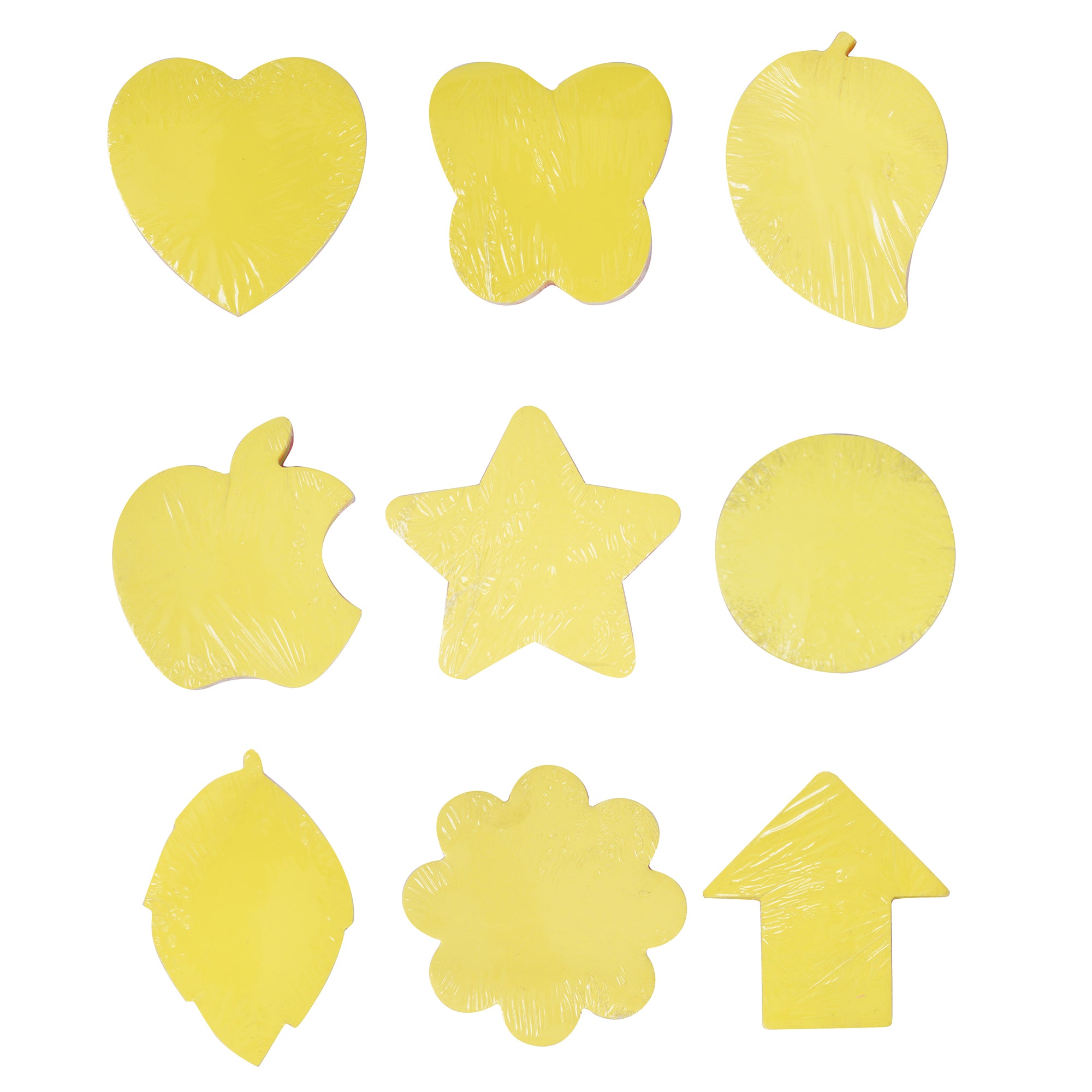 Planfix Die-Cut Sticky Notes – 20 Sheets – Assorted Shapes