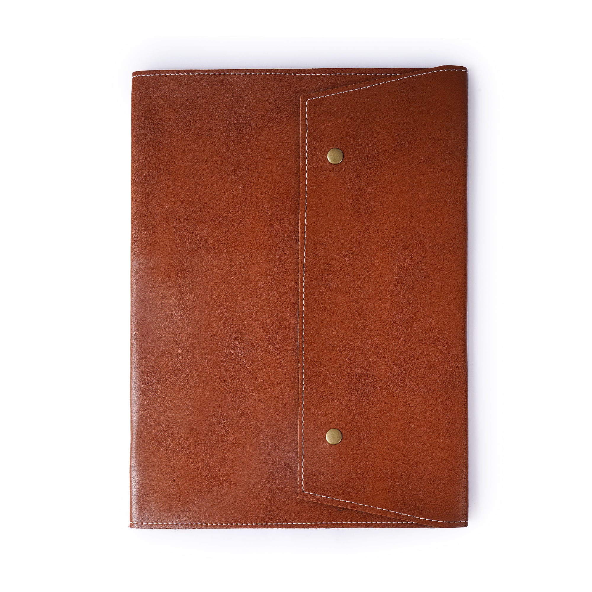 Premium Executive Conference Folder – Black & Tan | Stylish Document Organizer for Office & Business