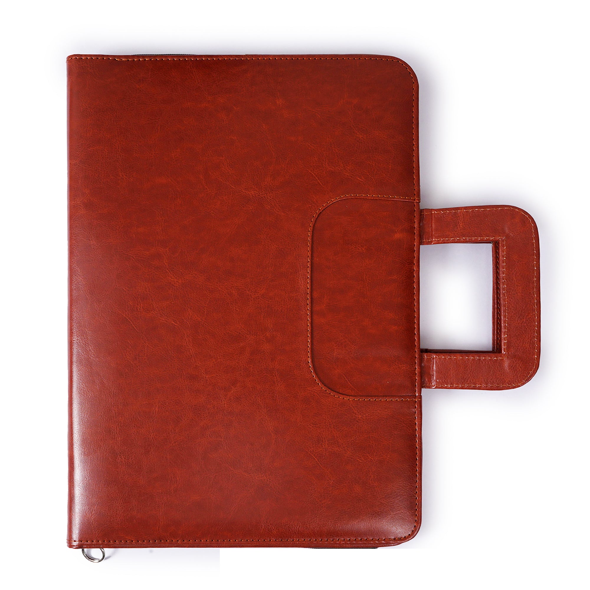 Premium Conference Folder | Elegant Black & Brown Professional Document Organizer for Office & Meetings