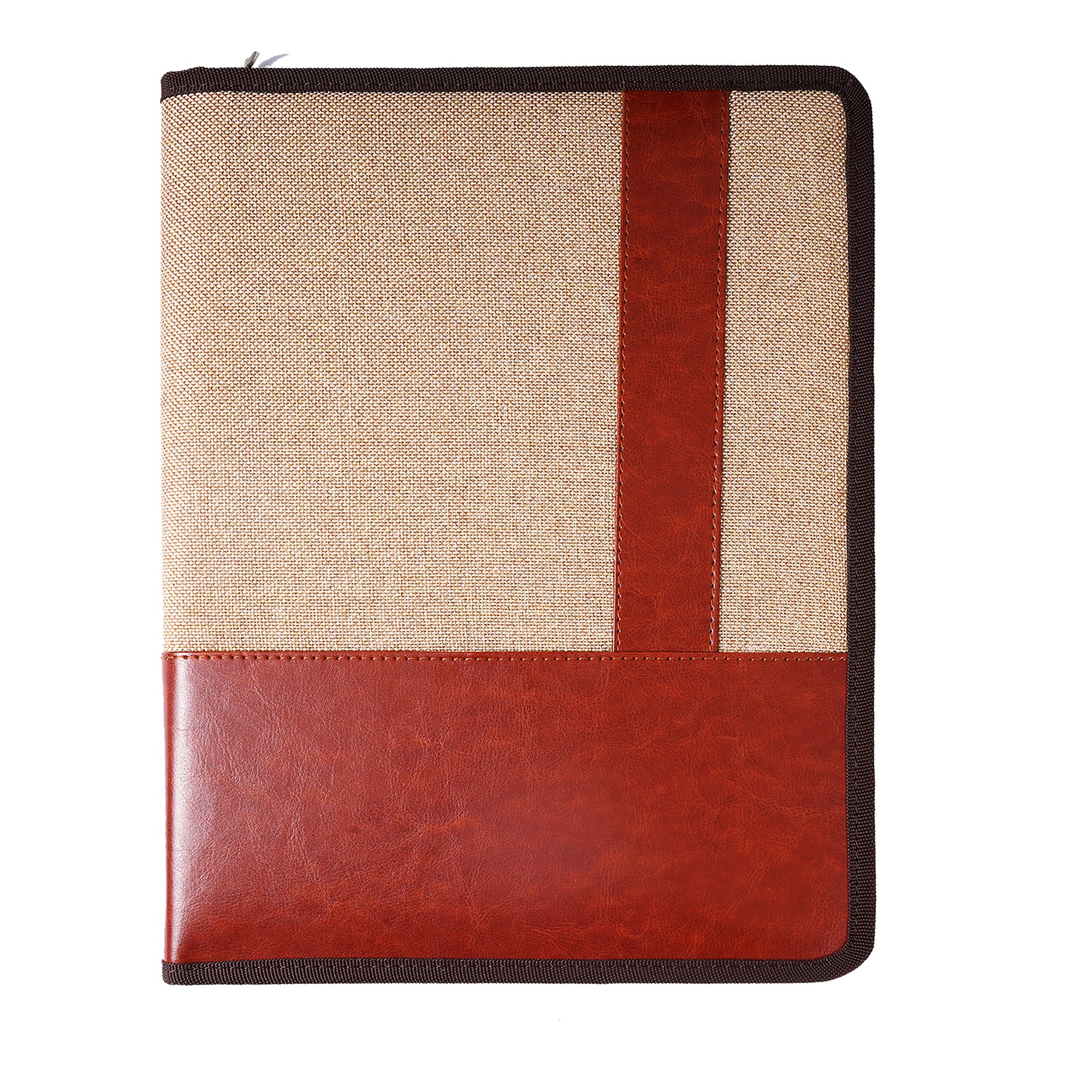 Premium Conference Folder for Office Meetings & Documents | Jute Finish | Professional File Organizer